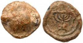 Judaea. PB Seal (2.92 g), 2nd - 4th century AD.. VF