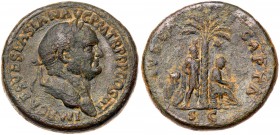 Vespasian. Æ Sestertius (26.53 g), AD 69-79. VF
