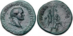 Vespasian. Æ Sestertius (22.80 g), AD 69-79. VF