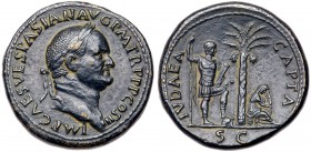 Vespasian. Æ Sestertius (26.38 g), AD 69-79. AEF