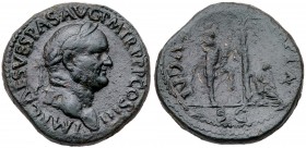 Vespasian. Æ Sestertius (26.89 g), AD 69-79. VF