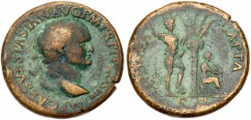 Vespasian. Æ Sestertius (24.48 g), AD 69-79. F
