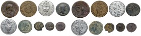 10 piece lot of Jewish and related coinage, mostly bronzes