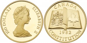 Canada. 100 Dollars, 1982. PF