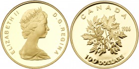 Canada. 100 Dollars, 1986. PF