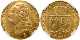 France. 1 Louis d'or, 1786-A (Paris). NGC EF45