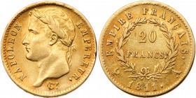 France. 20 Francs, 1811-A. VF