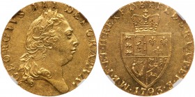 Great Britain. Guinea, 1793. NGC AU58
