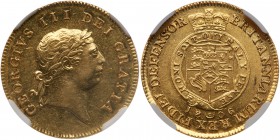 Great Britain. Half Guinea, 1806. NGC AU58