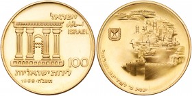Israel. 100 Lirot, 1968. PF