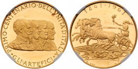 Italy. Gold Medal, 1961. NGC PF63