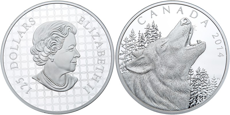 Canada. 125 Dollars, 2014. KM-unlisted. Weight 16.0738 ounces. Elizabeth II. Rev...