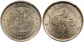 China: Kiangnan. 20 Cents, CD (1901). PCGS MS64