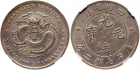 China: Szechuan. Dollar, ND (1901-1908). NGC AU53