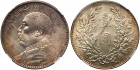 China -Republic. Dollar, Year 10 (1921). NGC MS65