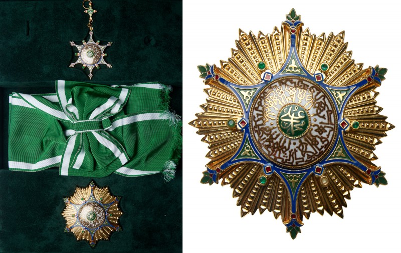 Egypt. Monarchy in Exile, Order of Muhammad Ali, Knight Grand Cross set of Insig...
