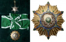 Egypt. Monarchy in Exile, Order of Muhammad Ali, Knight Grand Cross set of Insignia. EF