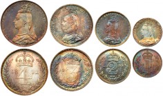 Great Britain. Maundy Set, 1891. NGC MS66