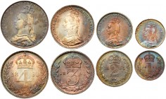 Great Britain. Maundy Set, 1891. NGC MS65