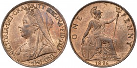 Great Britain. Pennies, 1896 and 1897. NGC MS64
