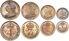 Great Britain. Maundy Set, 1901. NGC MS64
