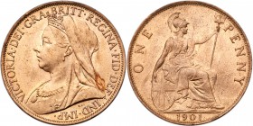 Great Britain. Old Head Penny, 1901