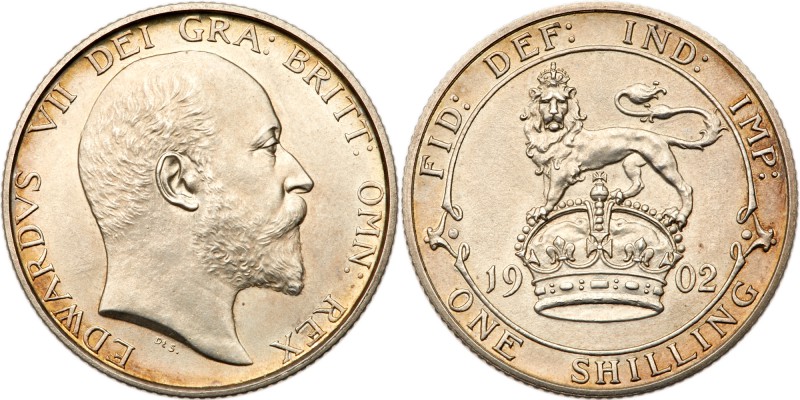 Great Britain. Matte Proof Shilling, 1902. S.3982; ESC-1411; KM-800. Edward VII....