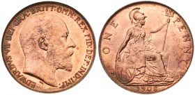 Great Britain. Penny, 1908. NGC MS64