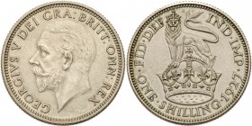 Great Britain. Matte Proof Shilling, 1927