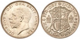 Great Britain. Halfcrown and Halfpenny, 1933. NGC MS64