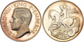 Great Britain. Original Fantasy Pattern Crown, 1936. PCGS PF66