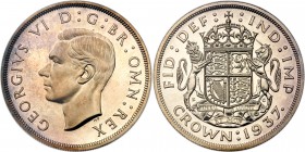 Great Britain. Certified 15 Piece Proof Set, Crown through Maundy Set, 1937