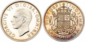 Great Britain. VIP Proof Silver Crown, 1937. NGC PF65*