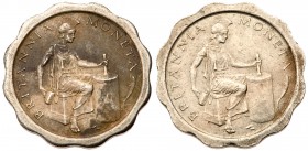 Great Britain. Royal Mint trial die circa, (1960)