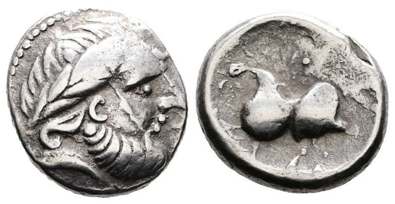 Celts in Eastern Europe, circa 3rd century BC. AR Tetradrachm (Silver, 21.9 mm, ...