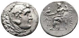 Macedon, kings. Alexander III ‘the Great’, 336-323 BC. AR Tetradrachm (Silver, 30.8 mm, 15.73 g.). Aspendos mint, civic year 15 = 198/7 BC. Head of He...