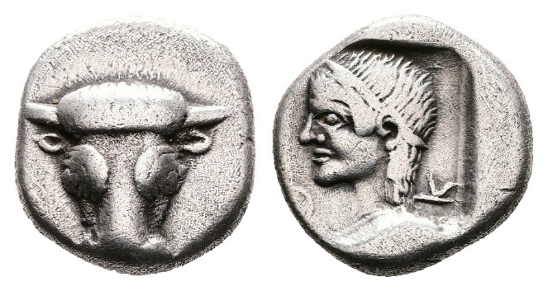 Phokis. Phokian Federal coinage, circa 445-420 BC. AR Hemidrachm (Silver, 12.4 m...