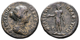 Thrace. Philippopolis. Faustina II Junior, Augusta, AD 147-175. AE (Bronze, 24.2 mm, 9.55 g.). ΦΑΥϹΤΕΙΝΑ ϹΕΒΑϹΤΗ; draped bust of Faustina II to right....