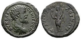 Thrace. Philippopolis. Septimius Severus, AD 193-211. AE (Bronze, 24.1 mm, 7.20 g.). AVK Λ CE CEVHPOC Π, laureate, draped and cuirassed bust of Septim...