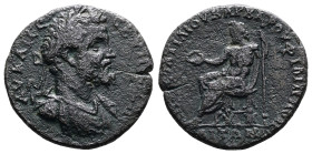 Thrace. Philippopolis. Septimius Severus, AD 193-211. AE (Bronze, 28 mm, 12.62 g.). Statilius Barbarus, governor, AD 195-197. AV KAI CЄ CЄVHPOC CЄ, la...