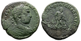 Thrace. Philippopolis. Elagabalus, AD 218-222. AE (Bronze, 28.6 mm, 13.01 g.). AVT K M AVPH ANTΩNEINOC, radiate, draped, and cuirassed bust of Elagaba...
