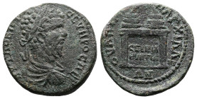 Thrace. Anchialus. Septimius Severus, AD 193-211. AE (Bronze, 27.7 mm, 13.09 g.). Severan and Nymphian Games issue, struck circa AD 208. AΥ K Λ CEΠT C...