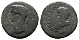 Macedonia. Thessalonika. Claudius, AD 41-54. AE (Bronze, 22.8 mm, 8.65 g.). Struck AD 53-54. [ΤΙ ΚΛΑΥΔΙΟϹ ΚΑΙϹΑΡ ϹΕΒΑϹΤΟϹ], bare head of Claudius to l...