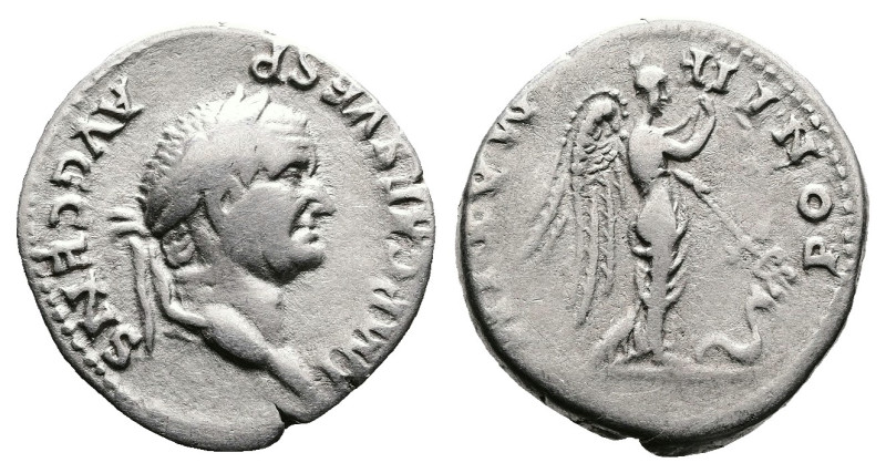 Vespasian, AD 73-74. Rome. Silver Denarius (19,5 mm, 3.27 g.). IMP CAESAR VESP A...