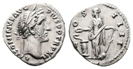Antoninus Pius, AD 138-161. Rome. Silver Denarius ( 18 mm, 3.26 g.). ANTONINVS AVG PIVS P P TR P XII, laureate head of Antoninus Pius to right. Rev. C...