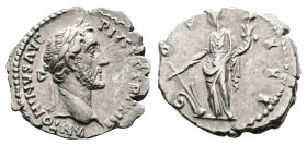 Antoninus Pius, AD 148-149. Rome. Silver Denarius (18 mm, 3.14 g.). ANTONINVS AVG PIVS P P TR P XII, laureate head of Antoninus Pius to right. Rev. CO...