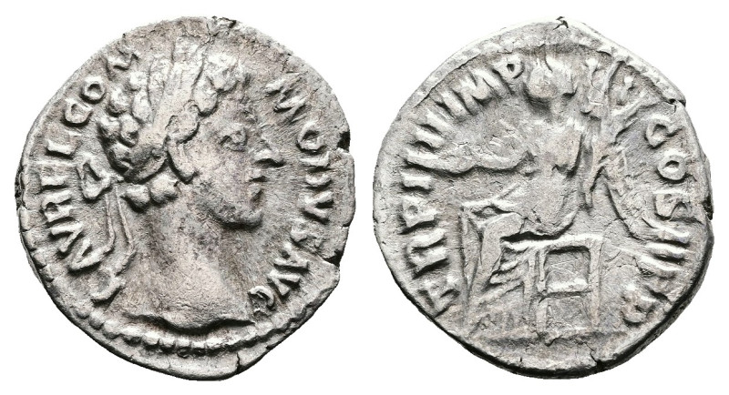 Commodus, AD 179. Rome. Silver Denarius. (19 mm, 2.35 g.). L AVREL COMMODVS AVG,...