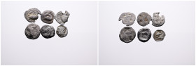 6 Greek Silver coins. SOLD AS SEEN, NO RETURN!