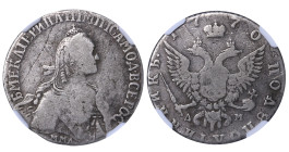 Russian Empire, ½ Poltina, 1770 year, MMD-DM, NGC, FINE DETAILS