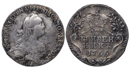 Russian Empire, 1 Grivennik, 1766 year, SPB